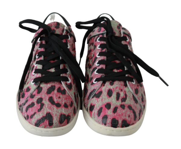 ⁦Dolce & Gabbana Multicolor Crocodile Leather Sneakers⁩ – תמונה ⁦4⁩