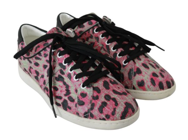 ⁦Dolce & Gabbana Multicolor Crocodile Leather Sneakers⁩ – תמונה ⁦5⁩