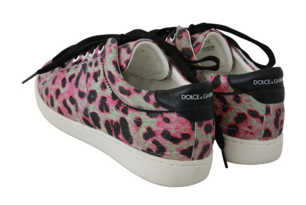 ⁦Dolce & Gabbana Multicolor Crocodile Leather Sneakers⁩ – תמונה ⁦6⁩
