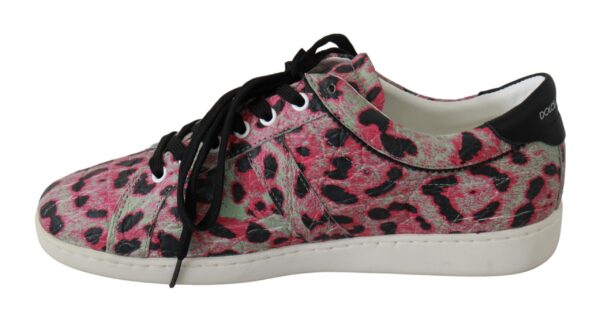 ⁦Dolce & Gabbana Multicolor Crocodile Leather Sneakers⁩ – תמונה ⁦7⁩