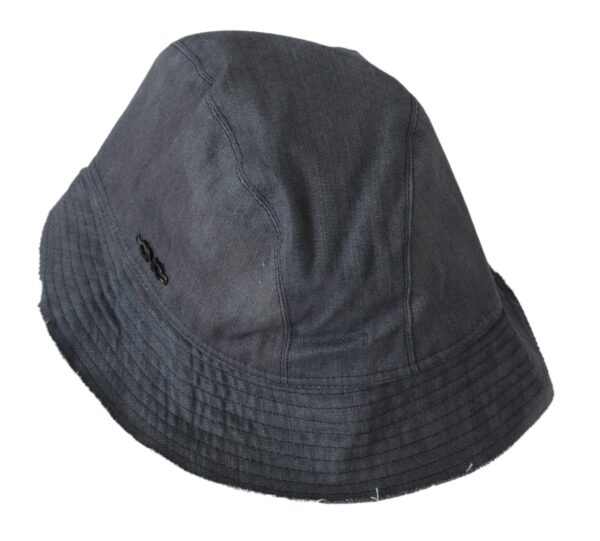 ⁦Costume National Chic Black Bucket Hat - Timeless Accessory⁩ – תמונה ⁦4⁩