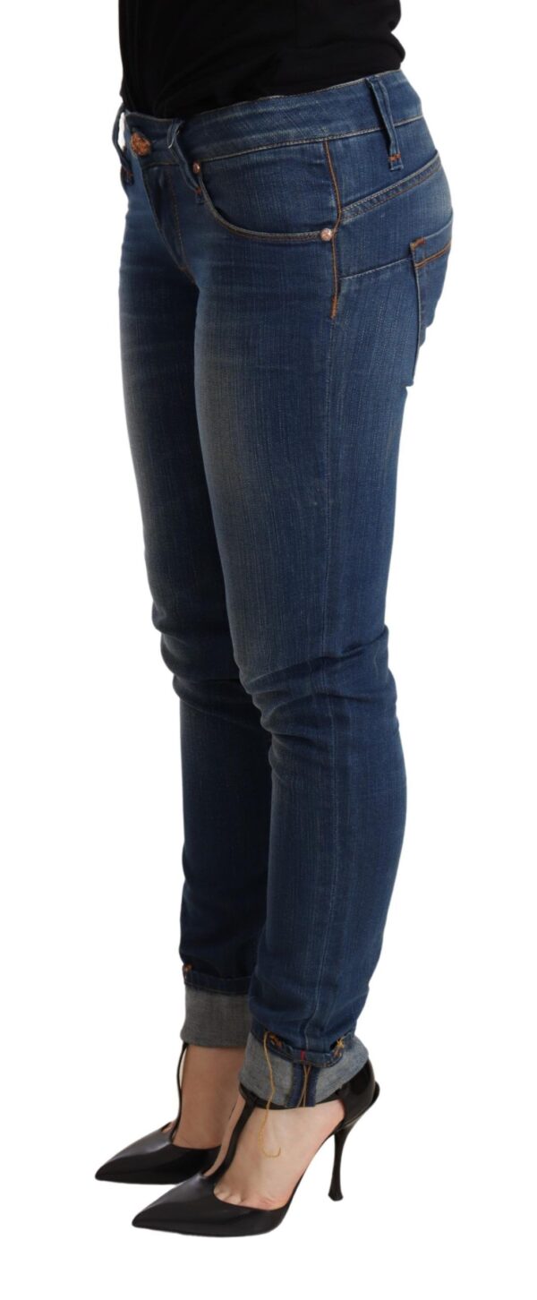 ⁦Acht Chic Blue Washed Push-Up Skinny Jeans⁩ – תמונה ⁦2⁩