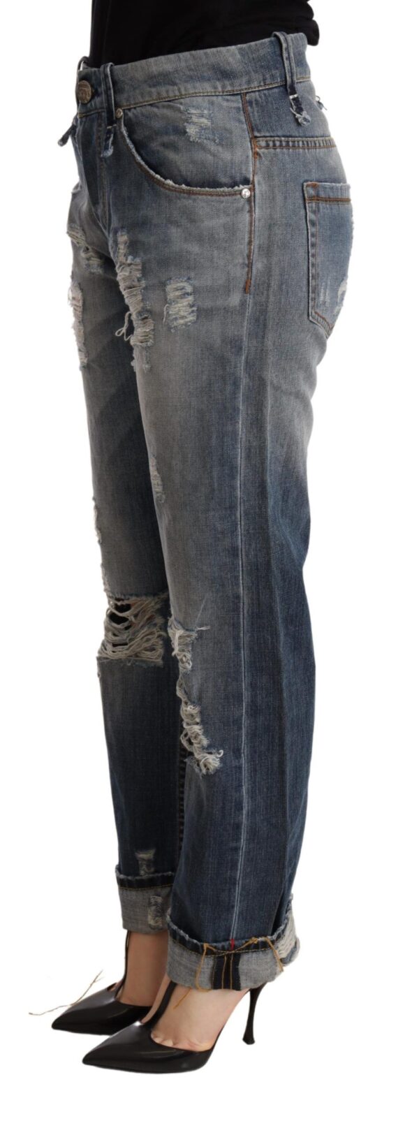 ⁦Acht Authentic Mid Waist Baggy Denim Jeans⁩ – תמונה ⁦2⁩