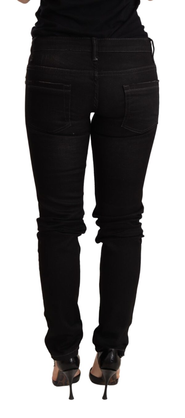 ⁦Acht Chic Black Low Waist Skinny Denim⁩ – תמונה ⁦3⁩