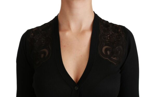 ⁦Dolce & Gabbana Alluring Silk Blend Lace Cardigan⁩ – תמונה ⁦6⁩