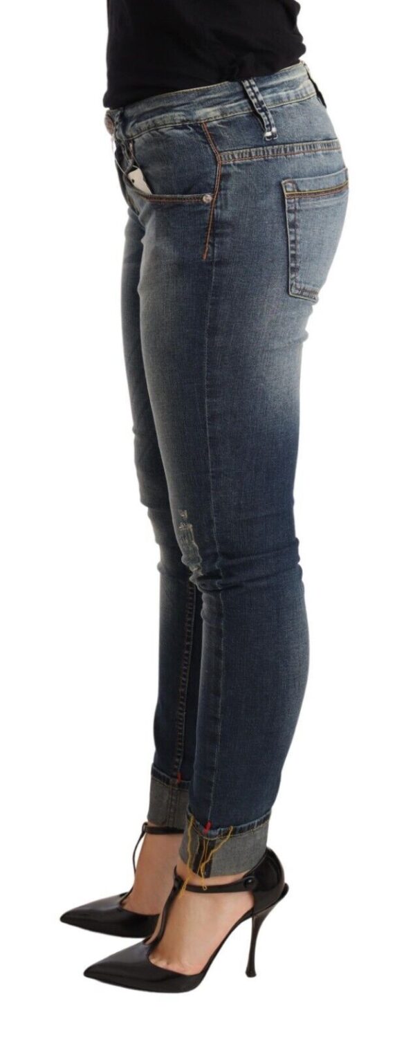 ⁦Acht Chic Blue Washed Skinny Denim⁩ – תמונה ⁦2⁩