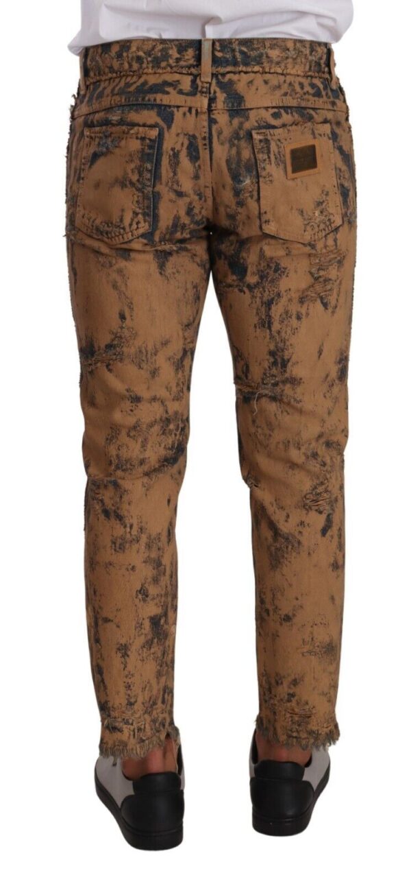 ⁦Dolce & Gabbana Authentic Distressed Denim Classic Trousers⁩ – תמונה ⁦3⁩
