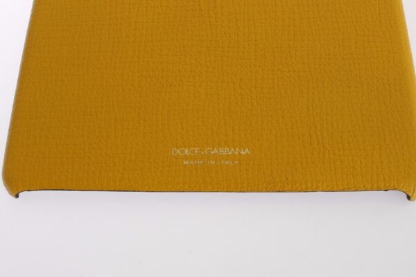 ⁦Dolce & Gabbana Chic Yellow Leather Tablet Case⁩ – תמונה ⁦3⁩