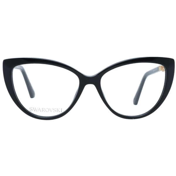 ⁦Swarovski Elegant Black Cat Eye Designer Eyeglasses⁩ – תמונה ⁦2⁩