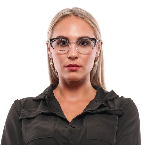 ⁦Dsquared² Chic Black Full-Rim Designer Eyewear⁩ – תמונה ⁦4⁩