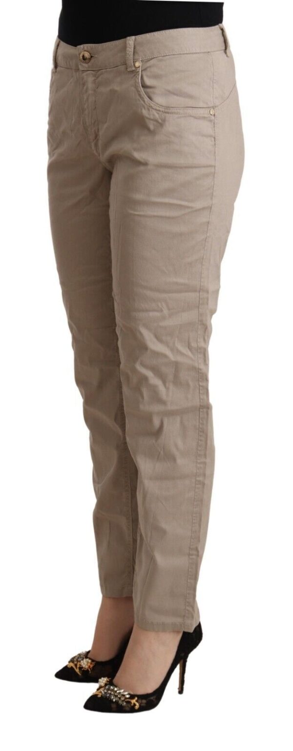 ⁦Acht Beige Mid Waist Tapered Pants⁩ – תמונה ⁦2⁩