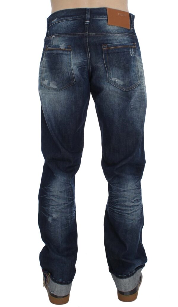 ⁦Acht Authentic Regular Fit Blue Wash Jeans⁩ – תמונה ⁦3⁩