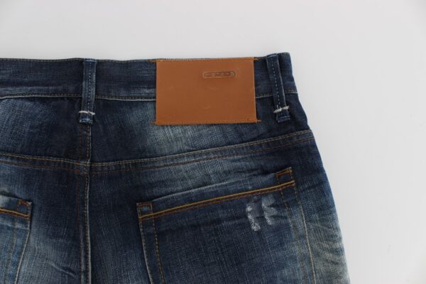 ⁦Acht Authentic Regular Fit Blue Wash Jeans⁩ – תמונה ⁦6⁩