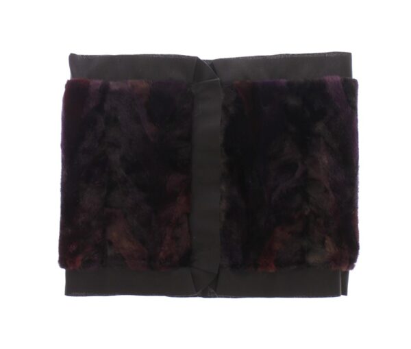 ⁦Dolce & Gabbana Exquisite Purple MINK Fur Scarf Wrap⁩ – תמונה ⁦2⁩