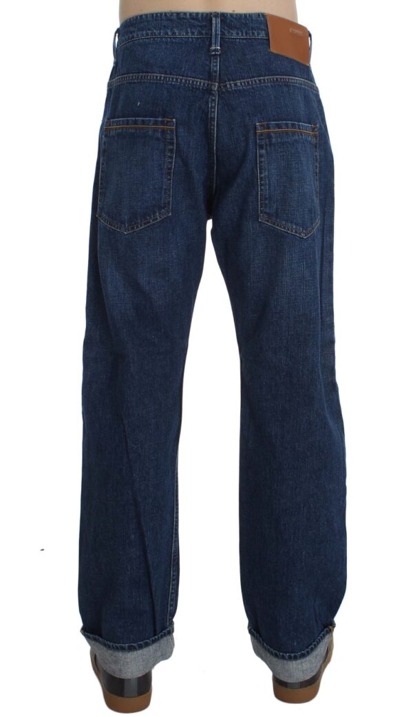 ⁦Acht Chic Baggy Loose Fit Blue Jeans for Men⁩ – תמונה ⁦3⁩