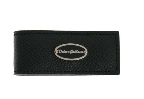 ⁦Dolce & Gabbana Elegant Green Leather Money Clip⁩ – תמונה ⁦2⁩