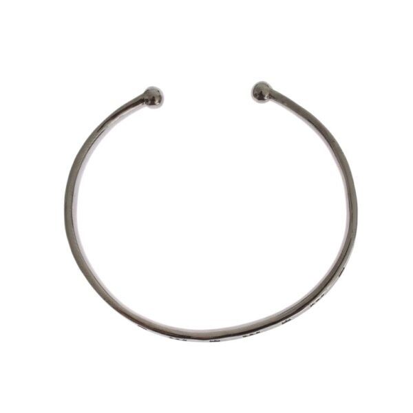 ⁦Nialaya Elegant Rhodium Silver Bangle⁩ – תמונה ⁦4⁩