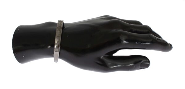 ⁦Nialaya Elegant Rhodium Silver Bangle⁩ – תמונה ⁦5⁩