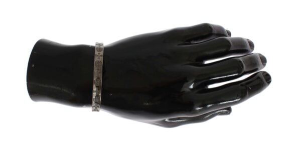 ⁦Nialaya Elegant Rhodium Silver Bangle⁩ – תמונה ⁦6⁩