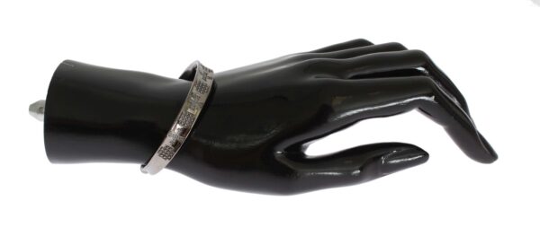 ⁦Nialaya Elegant Rhodium Silver Bangle⁩ – תמונה ⁦7⁩