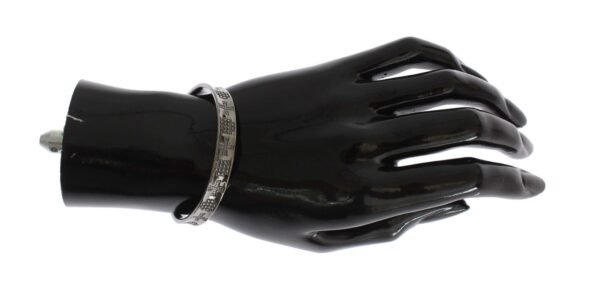 ⁦Nialaya Elegant Rhodium Silver Bangle⁩ – תמונה ⁦8⁩