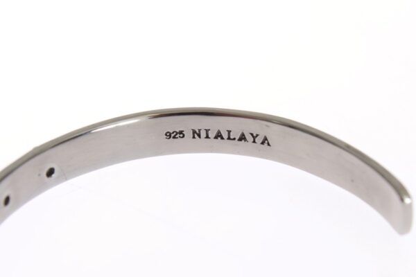 ⁦Chic Nialaya Silver CZ Bangle for Her⁩ – תמונה ⁦2⁩