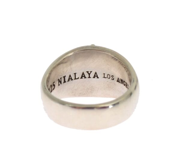 ⁦Nialaya Exquisite Silver Statement Ring for Men⁩ – תמונה ⁦3⁩