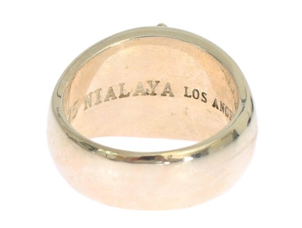 ⁦Nialaya Silver Statement Mens Ring⁩ – תמונה ⁦3⁩