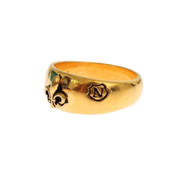 ⁦Nialaya Exclusive Gold-Plated Men's Ring⁩ – תמונה ⁦2⁩