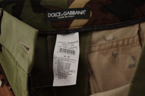 ⁦Dolce & Gabbana Army Green High-Waist Hot Pants⁩ – תמונה ⁦5⁩