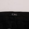 ⁦Costume National Chic Black Slim Fit Cotton Stretch Pants⁩ – תמונה ⁦6⁩