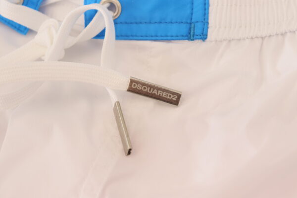 ⁦Dsquared² Chic White & Pink Print Swim Shorts⁩ – תמונה ⁦5⁩