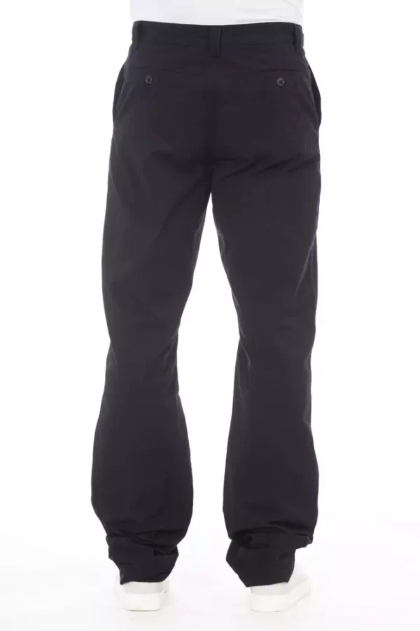 ⁦Alpha Studio Blue Cotton Men Pant⁩ – תמונה ⁦3⁩