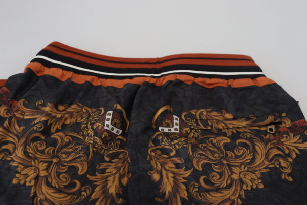 ⁦Dolce & Gabbana Baroque Crown Silk Sweatpants⁩ – תמונה ⁦7⁩