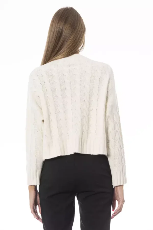 ⁦Baldinini Trend Beige Wool Women Sweater⁩ – תמונה ⁦3⁩
