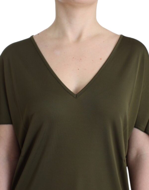 ⁦John Galliano Emerald Elegance Rayon Blouse⁩ – תמונה ⁦5⁩