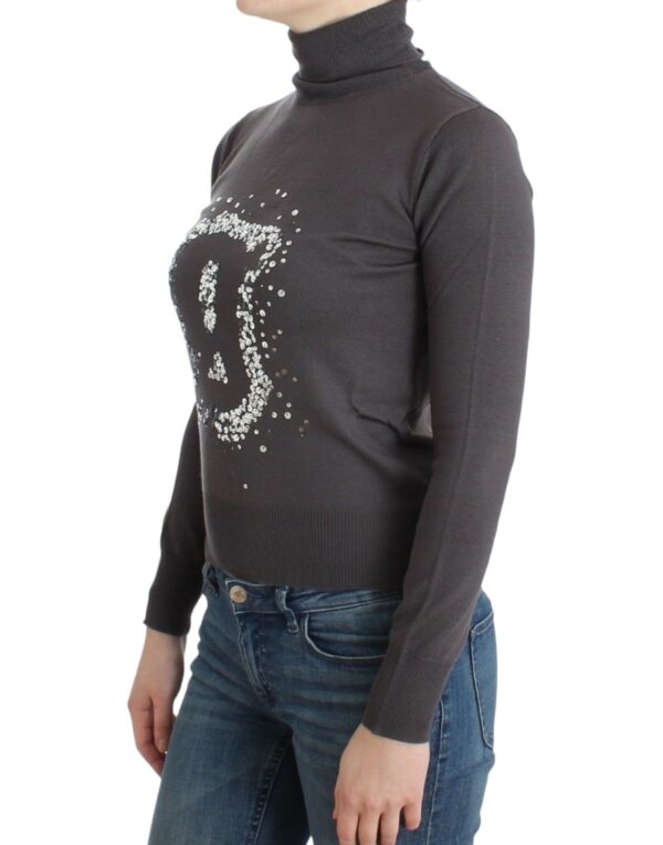 ⁦John Galliano Elegant Virgin Wool Turtleneck Sweater⁩ – תמונה ⁦2⁩