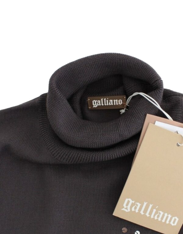 ⁦John Galliano Elegant Virgin Wool Turtleneck Sweater⁩ – תמונה ⁦6⁩
