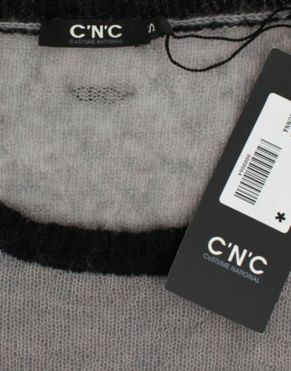 ⁦Costume National Chic Asymmetric Embellished Knit Sweater⁩ – תמונה ⁦8⁩