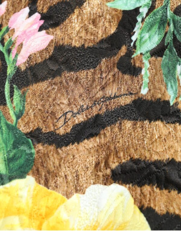 ⁦Dolce & Gabbana Animal & Floral Print Mini Shift Dress⁩ – תמונה ⁦6⁩
