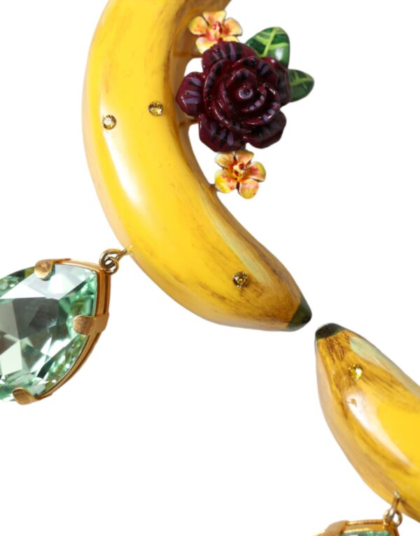 ⁦Dolce & Gabbana Chic Clip-on Banana Dangle Earrings⁩ – תמונה ⁦3⁩