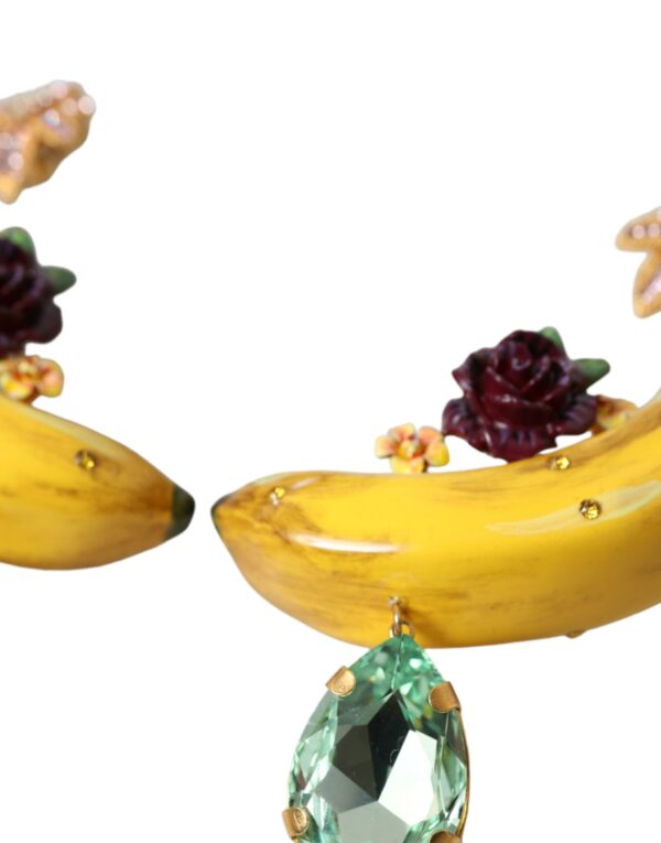 ⁦Dolce & Gabbana Chic Clip-on Banana Dangle Earrings⁩ – תמונה ⁦4⁩