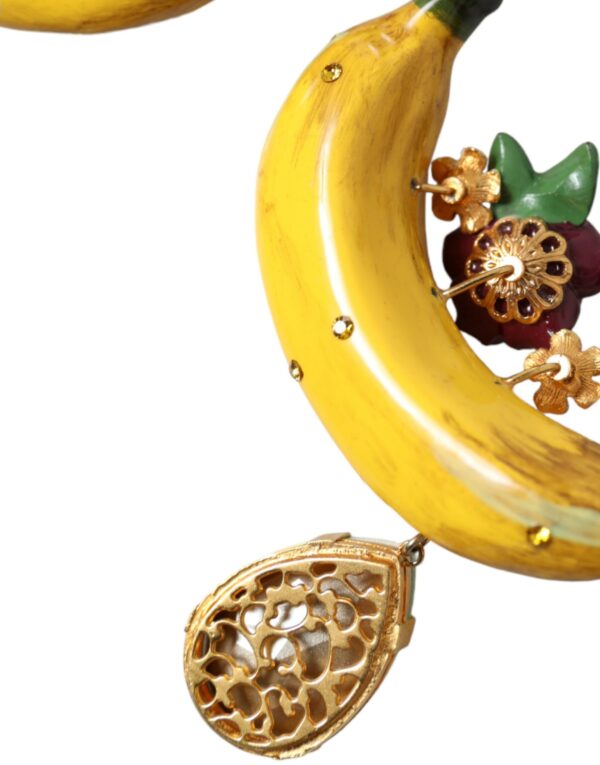 ⁦Dolce & Gabbana Chic Clip-on Banana Dangle Earrings⁩ – תמונה ⁦6⁩