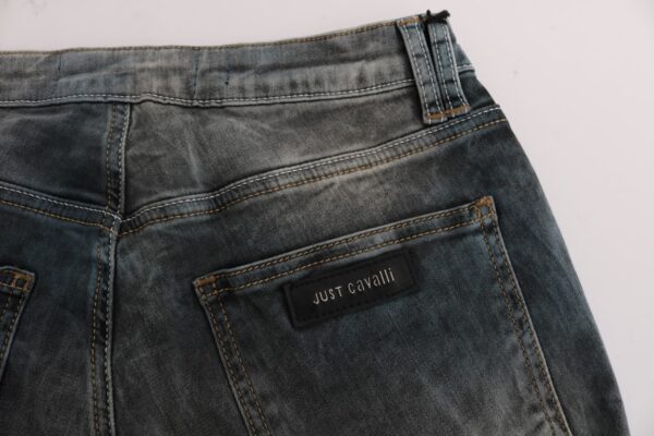 ⁦Cavalli Chic Blue Wash Slim Fit Jeans⁩ – תמונה ⁦7⁩