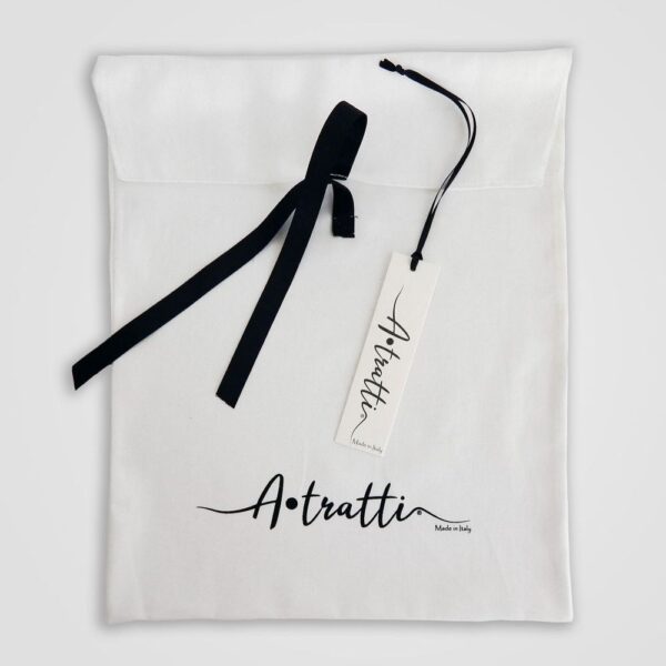 ⁦A.Tratti Chic White Stretch Viscose Tee with Exclusive Packaging⁩ – תמונה ⁦3⁩