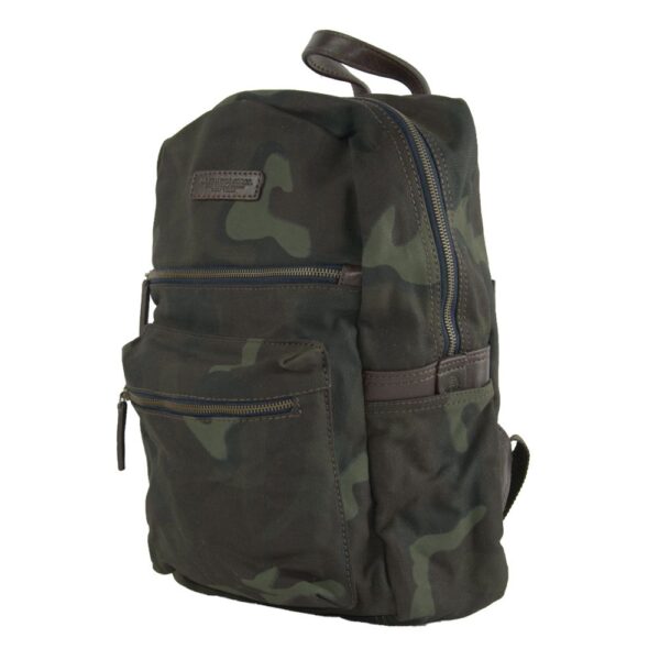 ⁦A.G. Spalding & Bros Green Cotton Men Backpack⁩ – תמונה ⁦2⁩