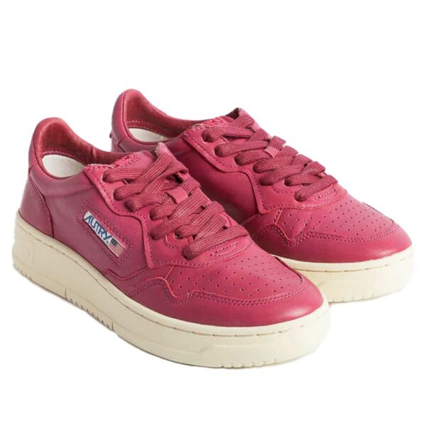 ⁦Autry Fuchsia Goatskin Women Sneaker⁩ – תמונה ⁦2⁩