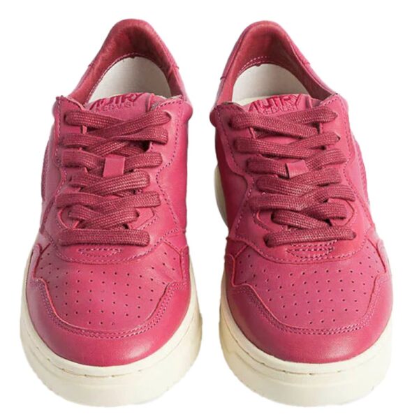 ⁦Autry Fuchsia Goatskin Women Sneaker⁩ – תמונה ⁦3⁩