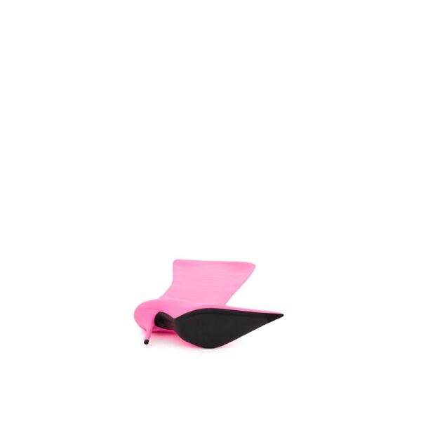 ⁦Balenciaga Elegant Pink Polyester Ankle Boots⁩ – תמונה ⁦5⁩