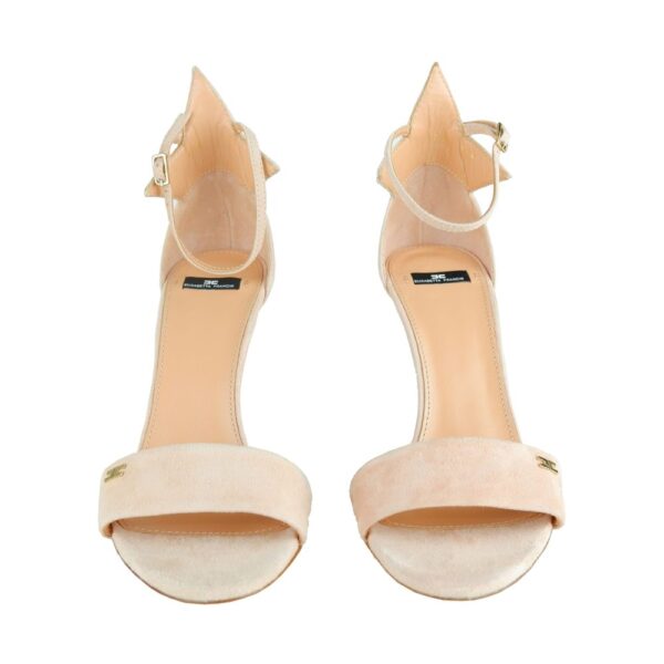 ⁦Elisabetta Franchi Studded Star Suede Heeled Sandals⁩ – תמונה ⁦3⁩